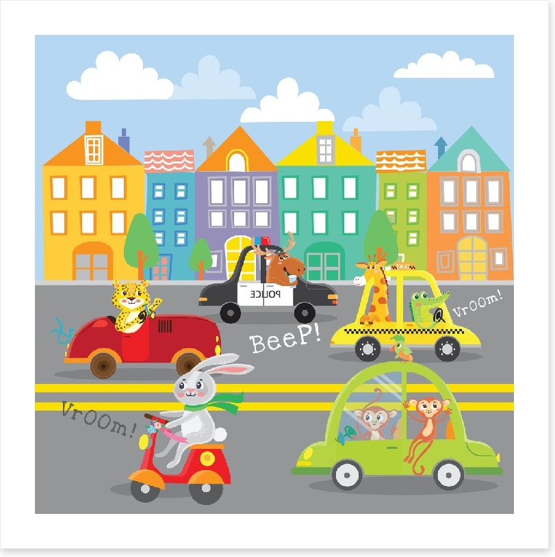 Busy road