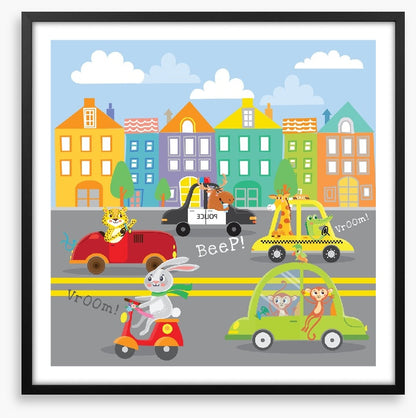 Busy road