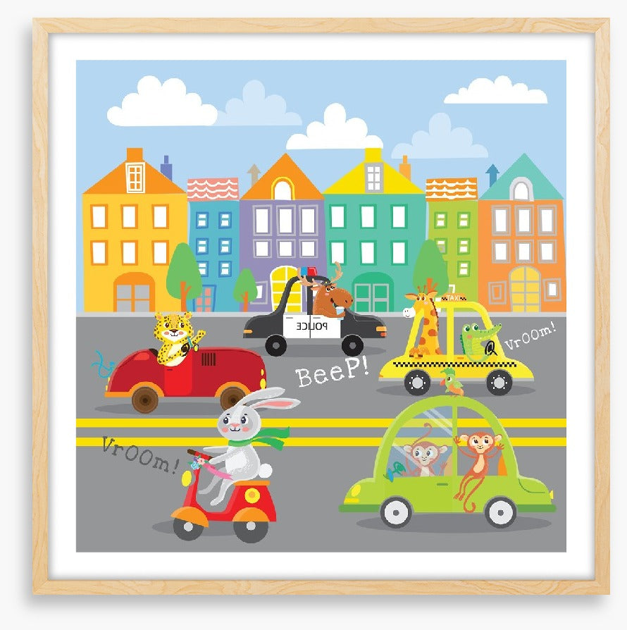 Busy road