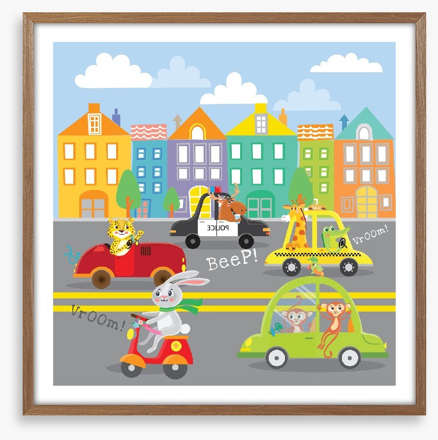 Busy road