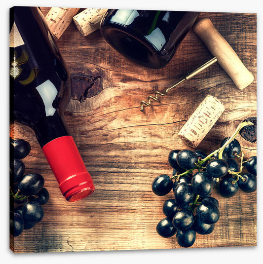 A rustic red