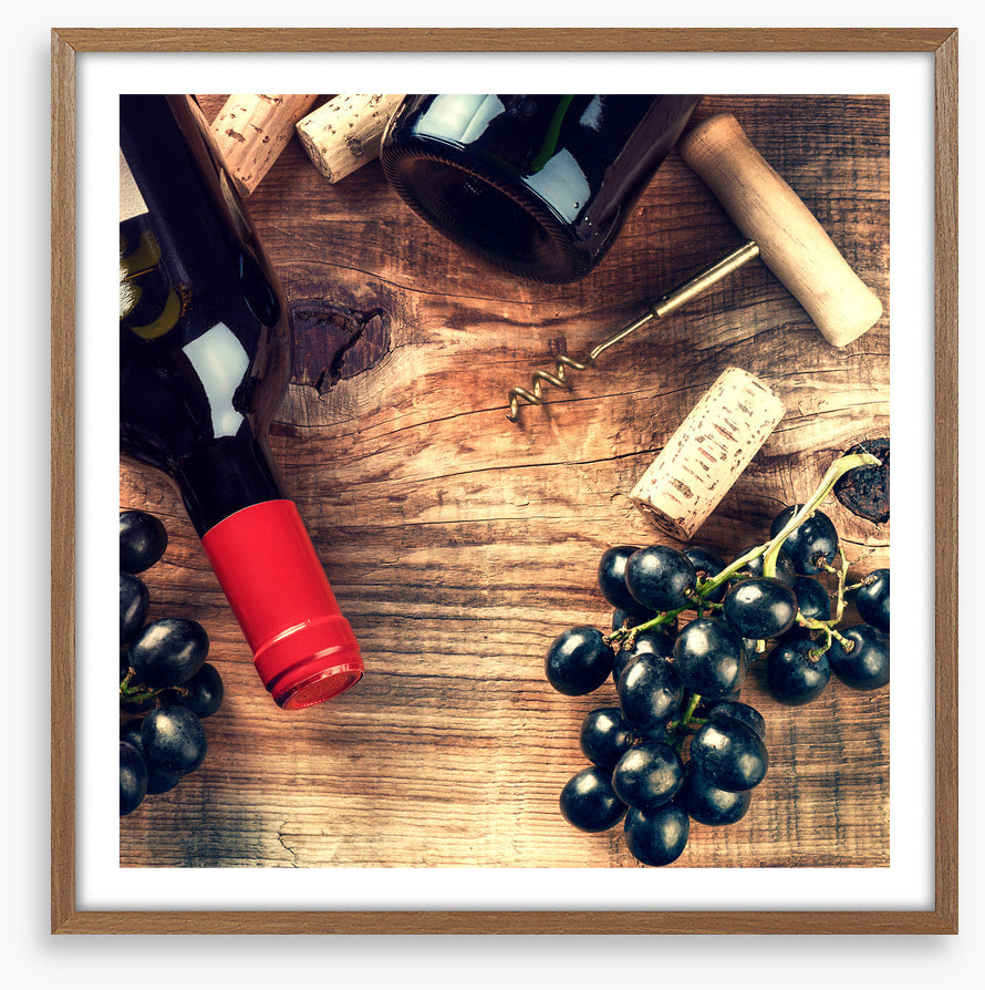 A rustic red