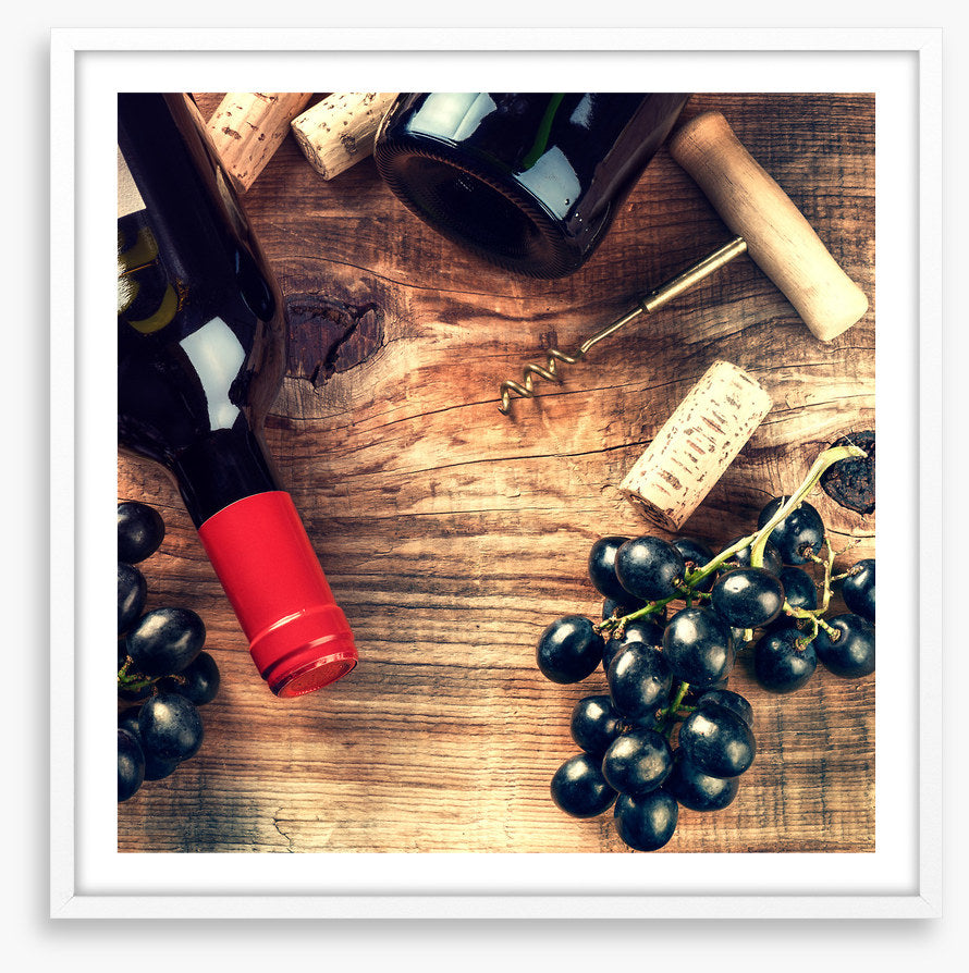 A rustic red