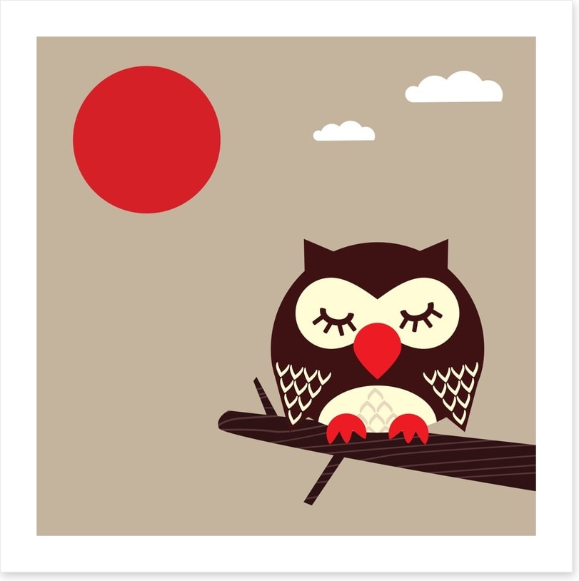 Red moon owl