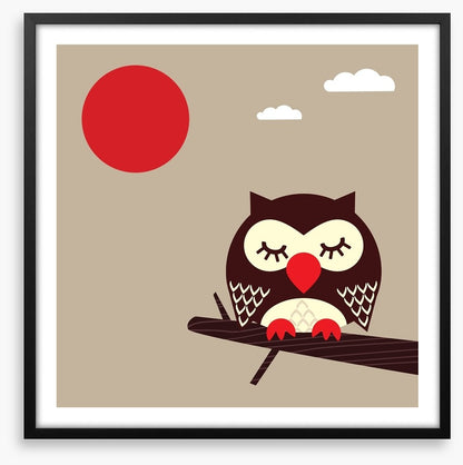 Red moon owl