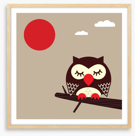 Red moon owl