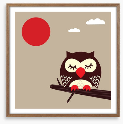 Red moon owl