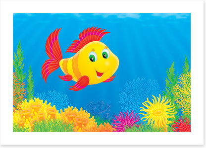 Friendly flounder