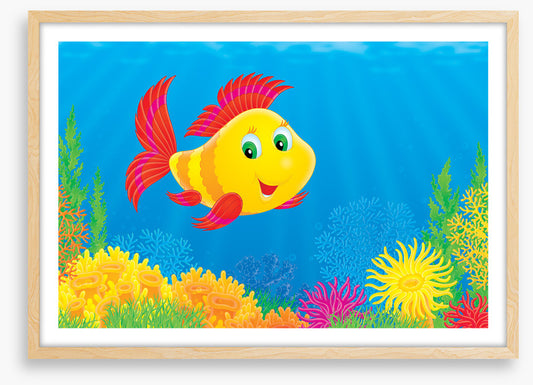 Friendly flounder