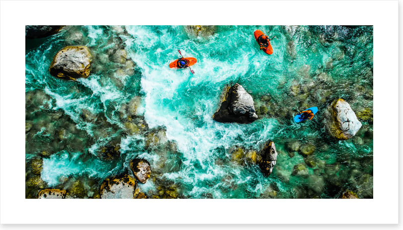 Into the rapids