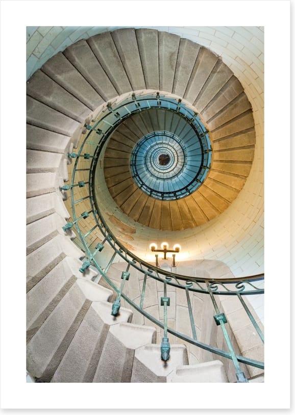 The lighthouse staircase
