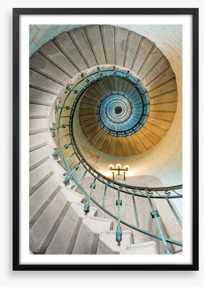 The lighthouse staircase