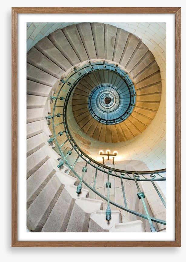 The lighthouse staircase