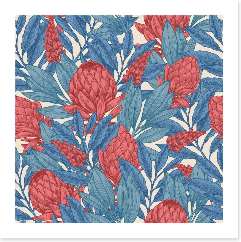 Vintage protea