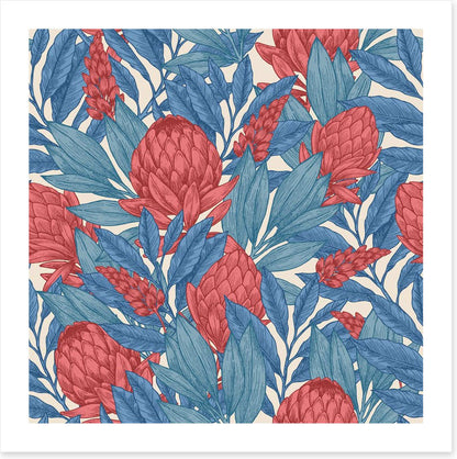Vintage protea