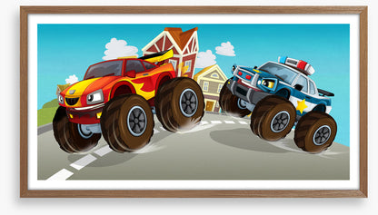 Monster car chase