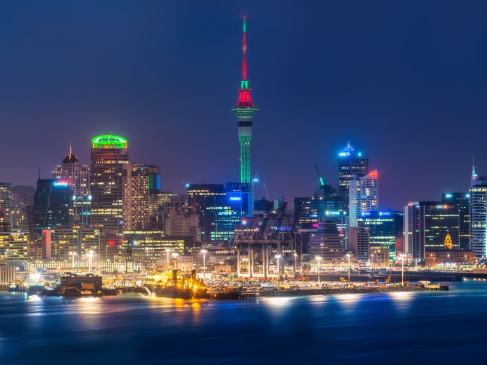 Auckland city nights