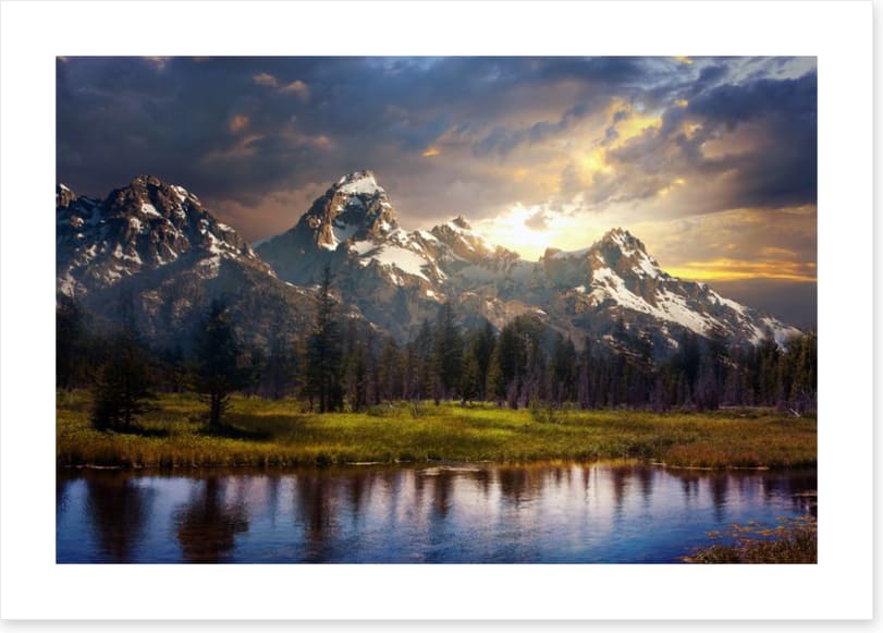 Grand Teton cloudburst