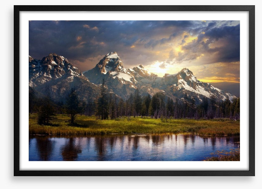 Grand Teton cloudburst