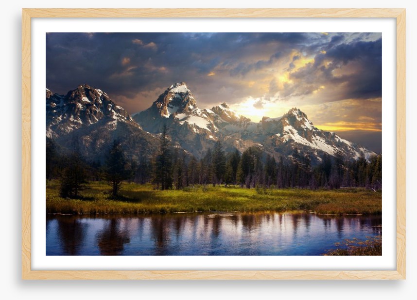 Grand Teton cloudburst