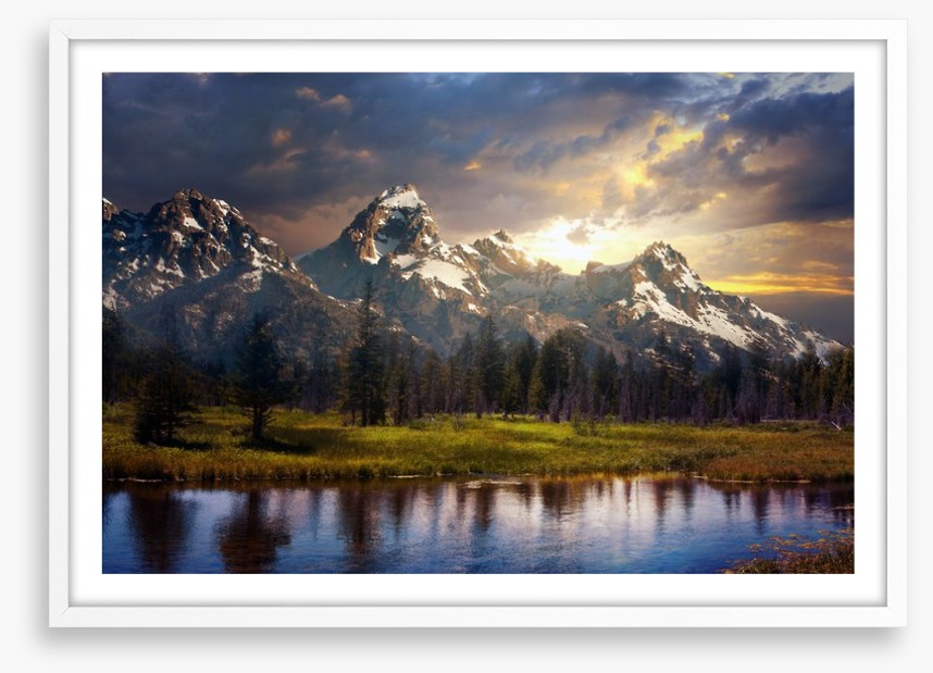 Grand Teton cloudburst