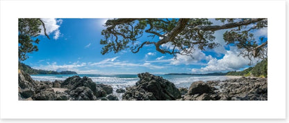 Onetangi Beach panoramic