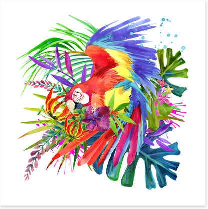 Paradise bloom parrot I