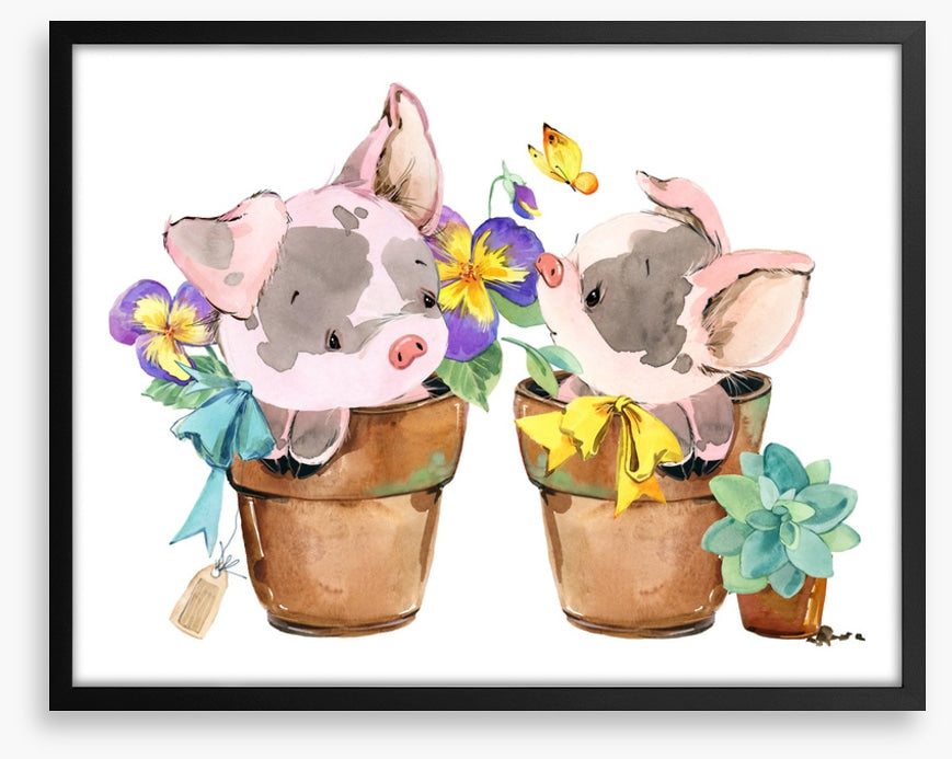 Potted pigs