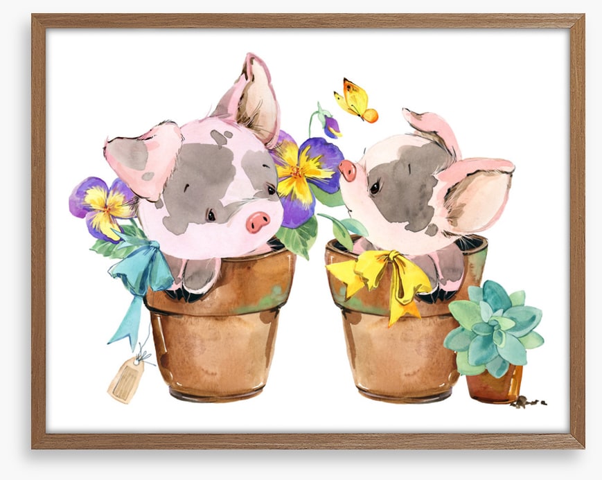 Potted pigs