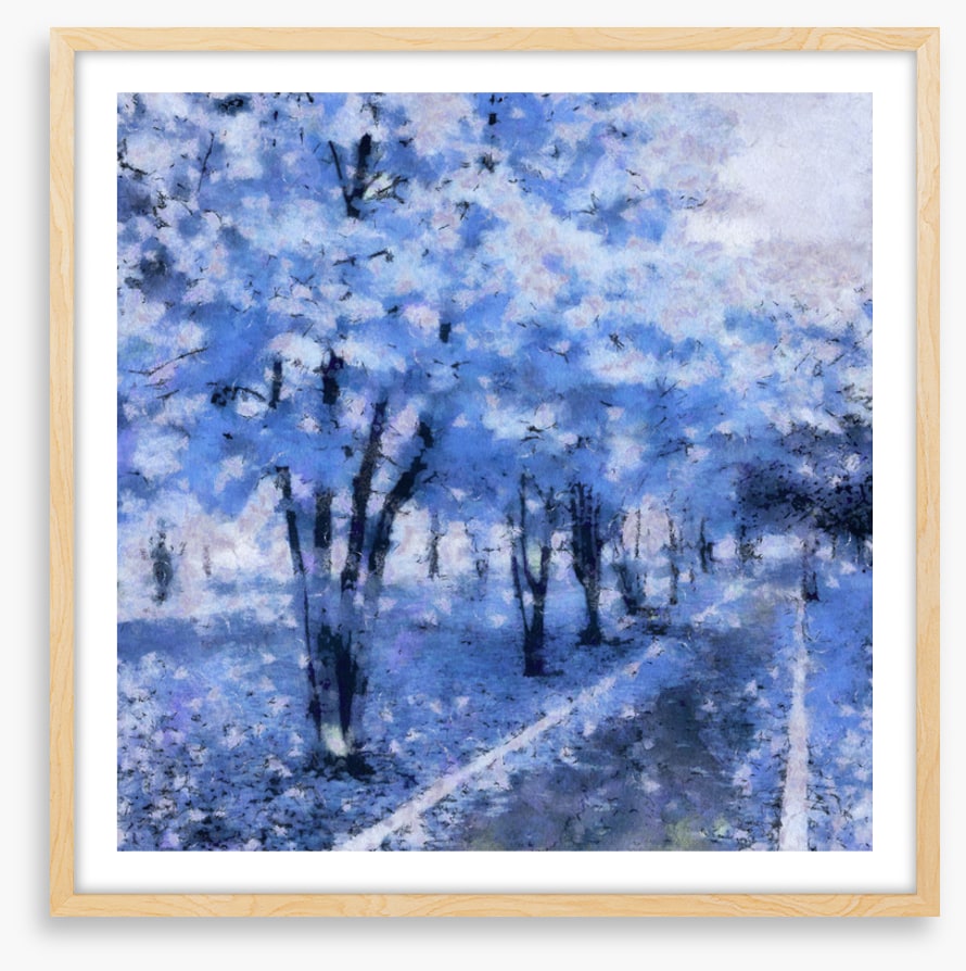 Snow blue avenue