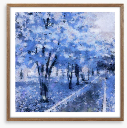 Snow blue avenue