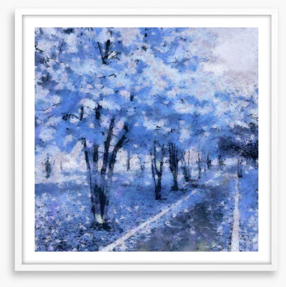 Snow blue avenue