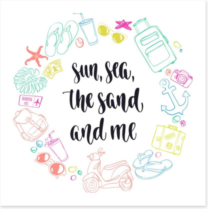 The sand and me