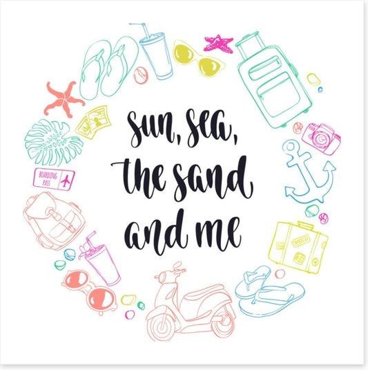 The sand and me