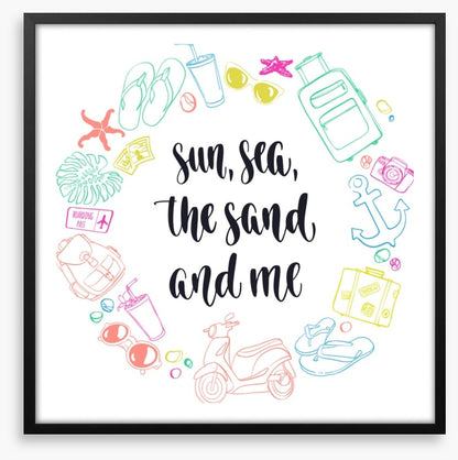 The sand and me