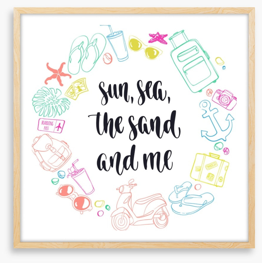 The sand and me