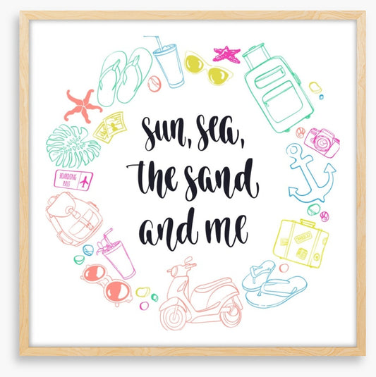 The sand and me
