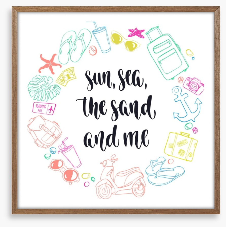 The sand and me