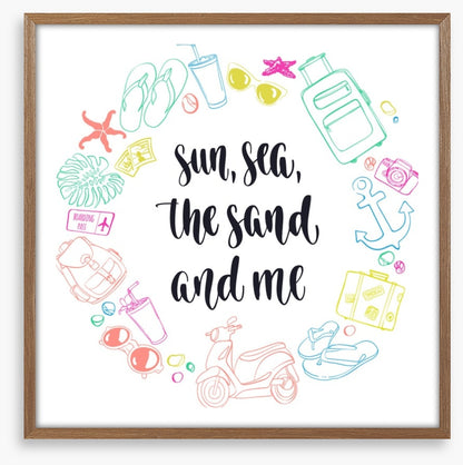 The sand and me