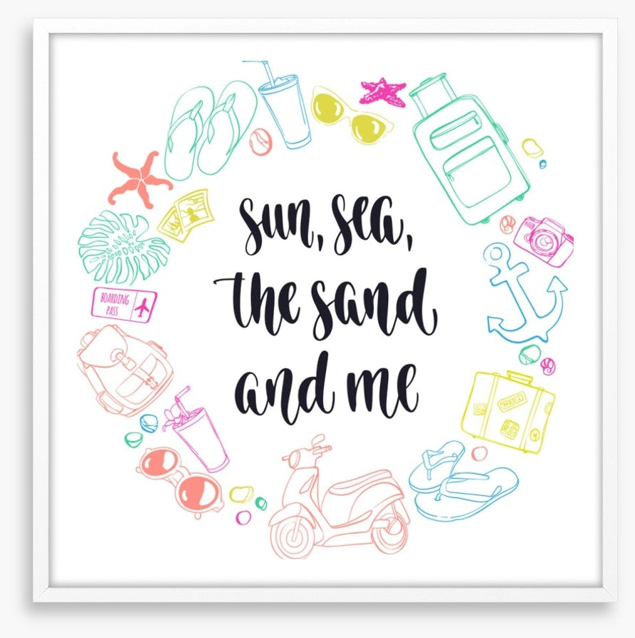 The sand and me