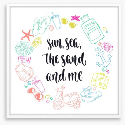 The sand and me