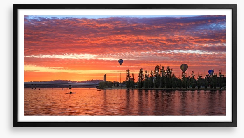 Balloons at sunrise