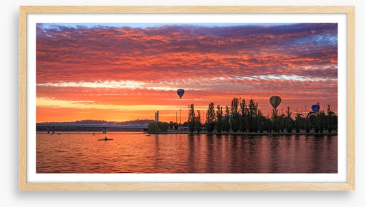 Balloons at sunrise