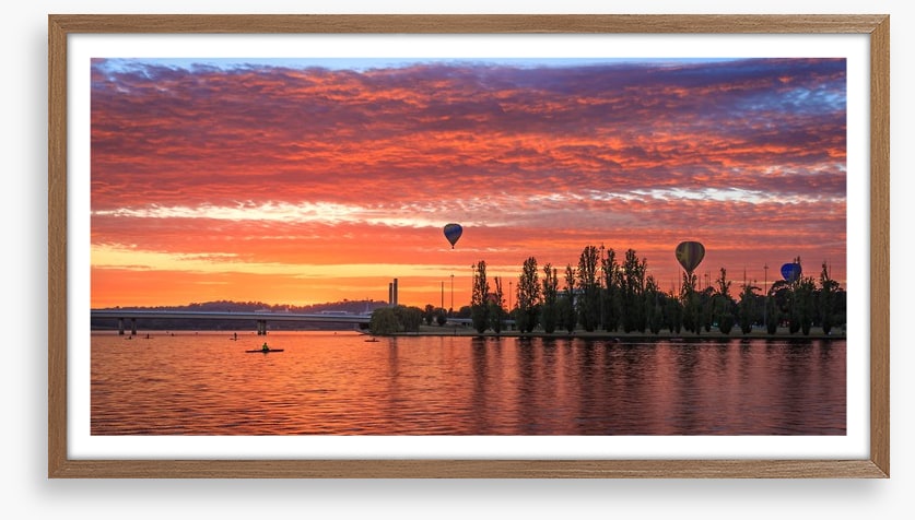 Balloons at sunrise