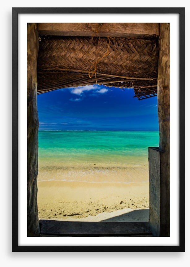 Through the fale window