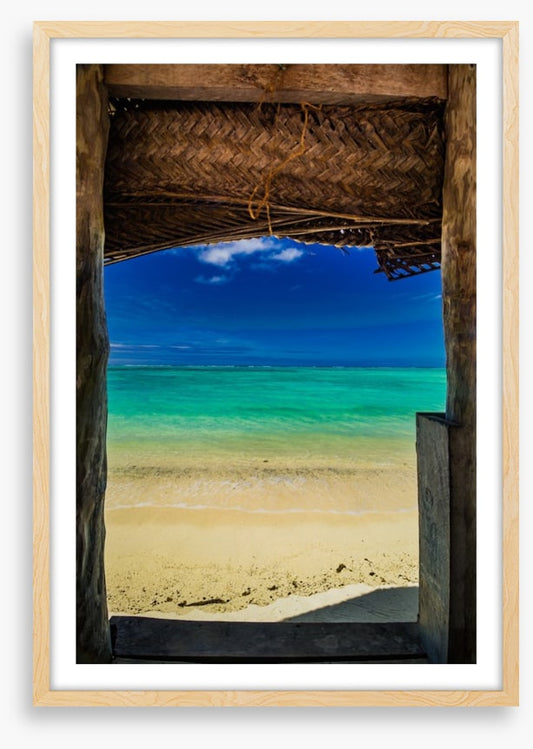 Through the fale window