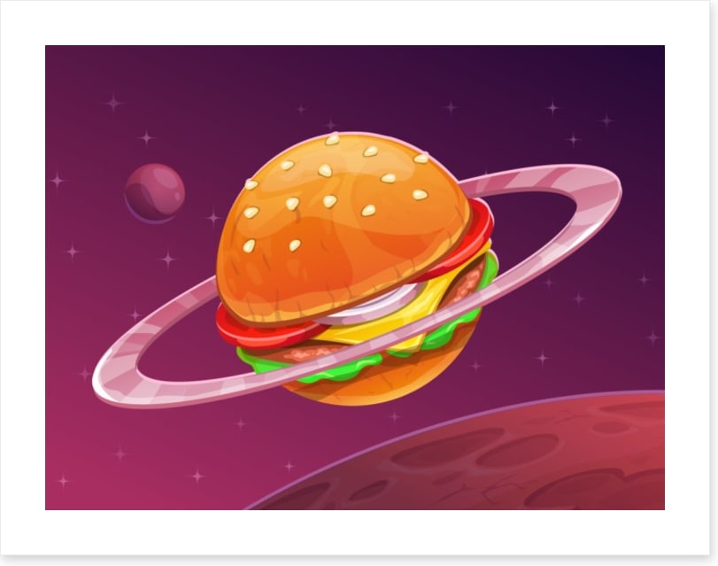 Saturn and fries