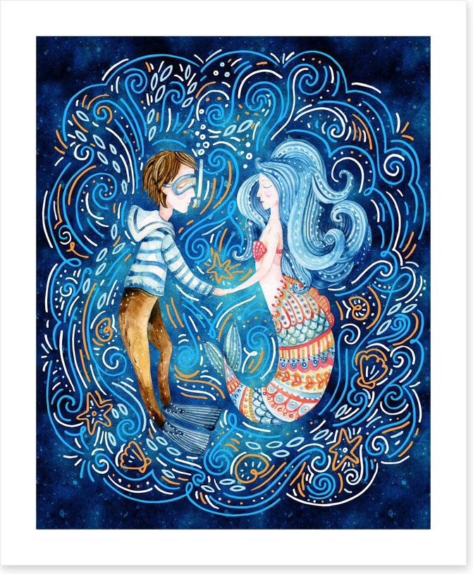Meeting the mermaid