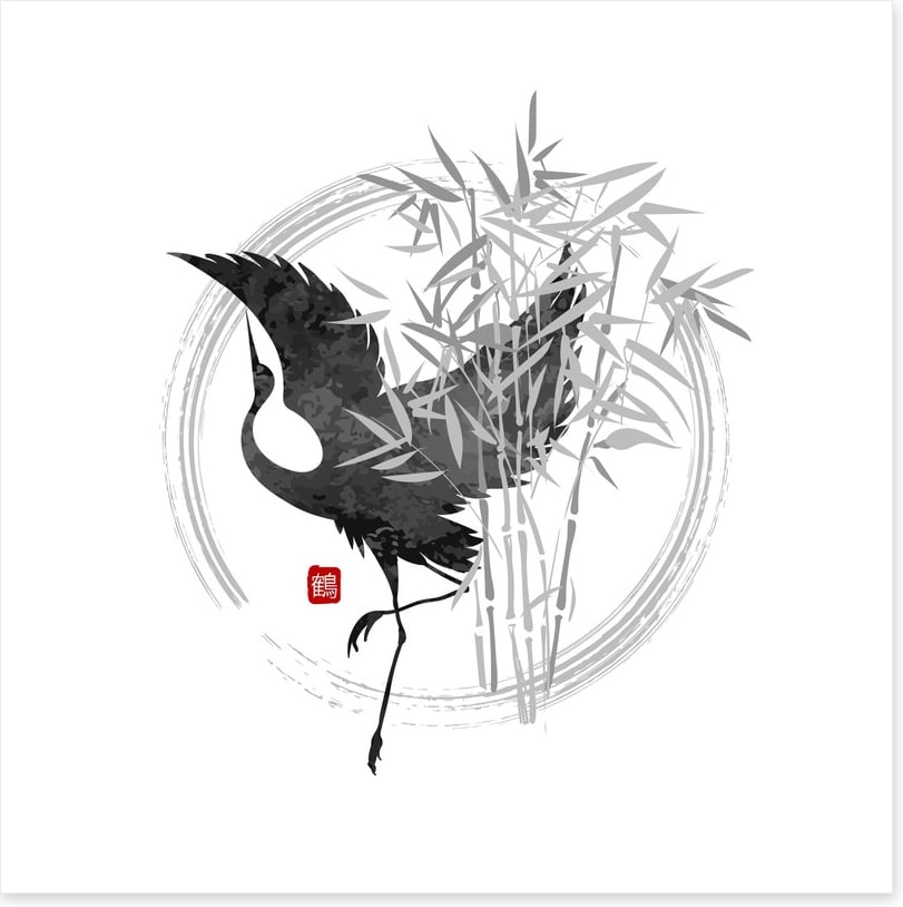 Bamboo crane