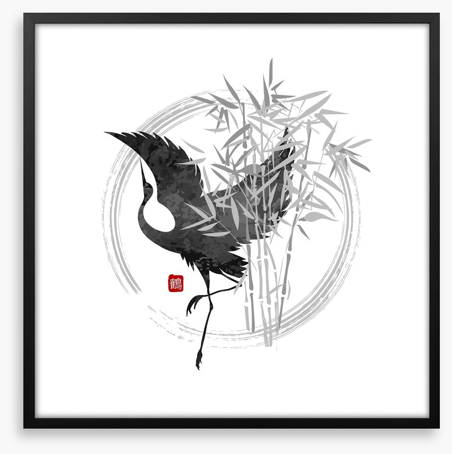 Bamboo crane